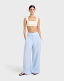 Delphi High Waist Pant - Azul