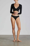 Nadia Bikini Bottom in Singuleur® Fabric - Black