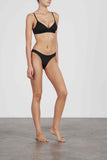 Minnie Bikini Bottom in Singuleur® Fabric - Black