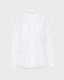 Leiden Organic Linen Long Sleeve Shirt - White