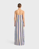 Maine Strapless Maxi Dress - Seaside