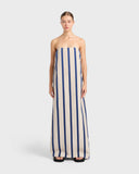 Maine Strapless Maxi Dress - Seaside