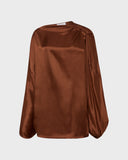 Marfa Long Sleeve Blouse - Copper