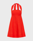 Delphi Halter Mini Dress - Scarlet