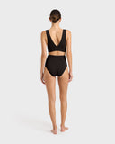 Tatiana Bikini Bottom in Singuleur® Fabric - Black